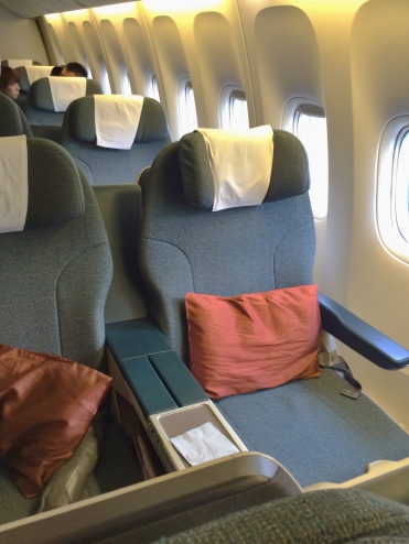 Front View of Regional Business Class Seats